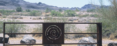 Gate at Painted Rock