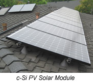 c-Si PV Solar Module