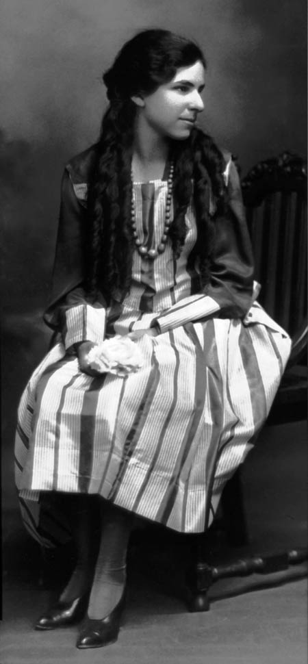 Velma Bernal as a young woman